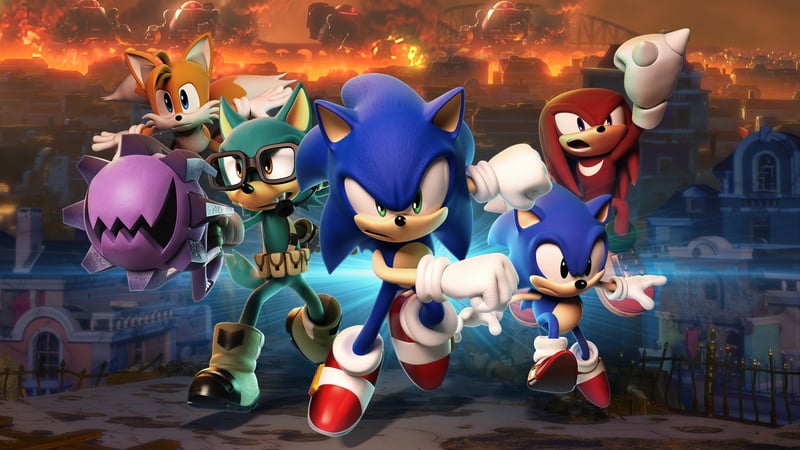 Official cover for SONIC FORCES on XBOX