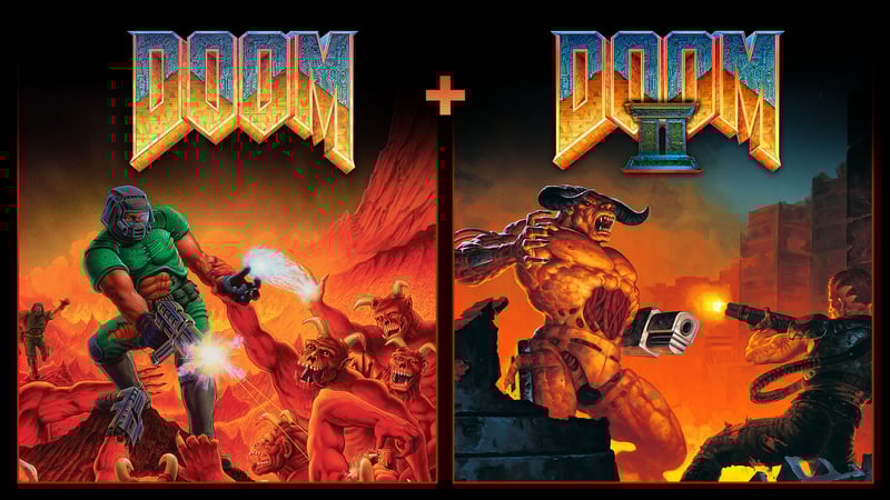 Official cover for DOOM + DOOM II on Unknown