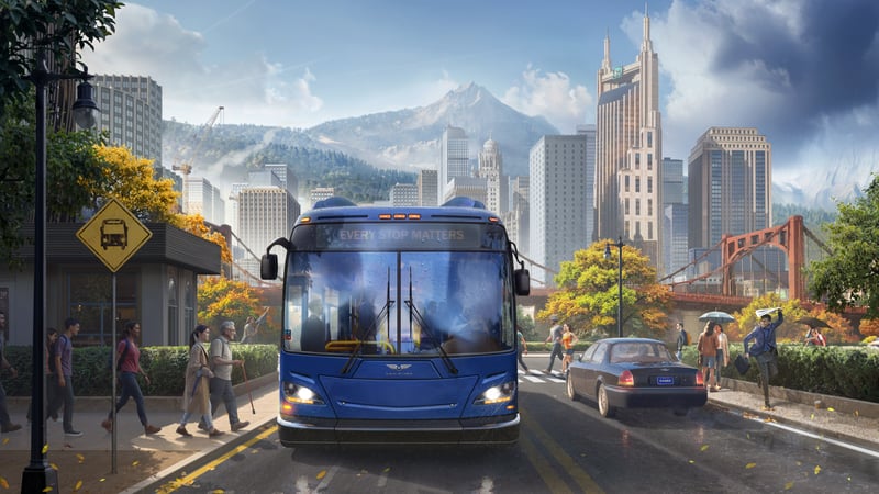 Official cover for Bus Bound on PlayStation
