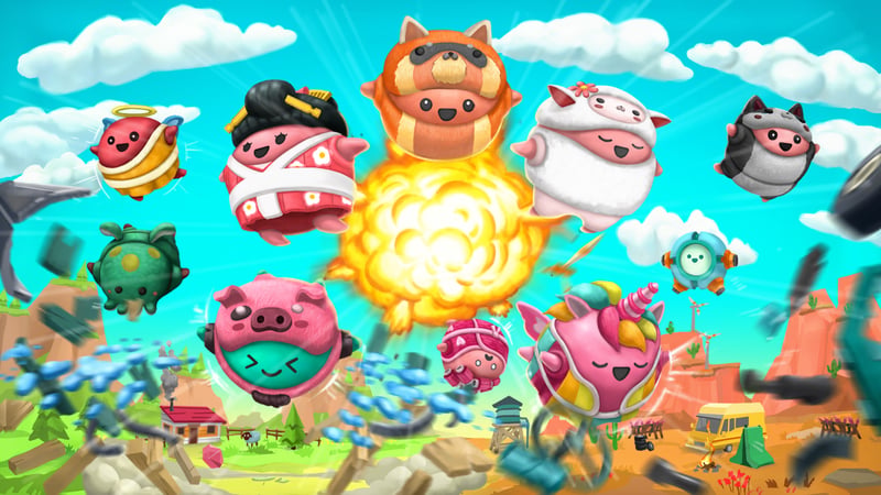 Official cover for Super Rolling Heroes Deluxe on PlayStation