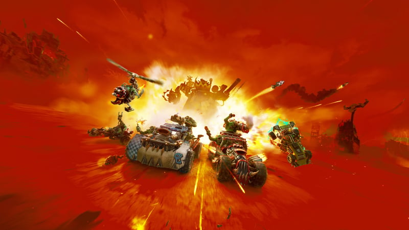 Official cover for Warhammer 40,000: Speed Freeks on PlayStation