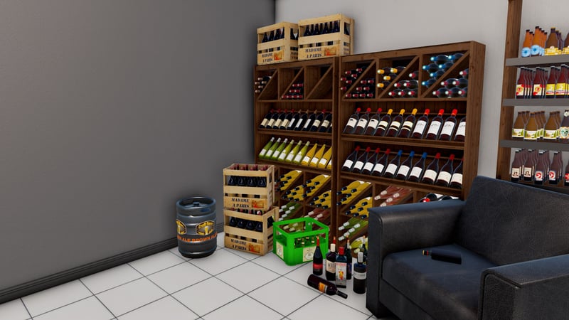 Official cover for Liquor Store Simulator on PlayStation