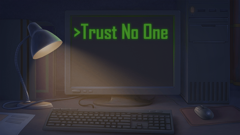 Official cover for Trust No One on Unknown