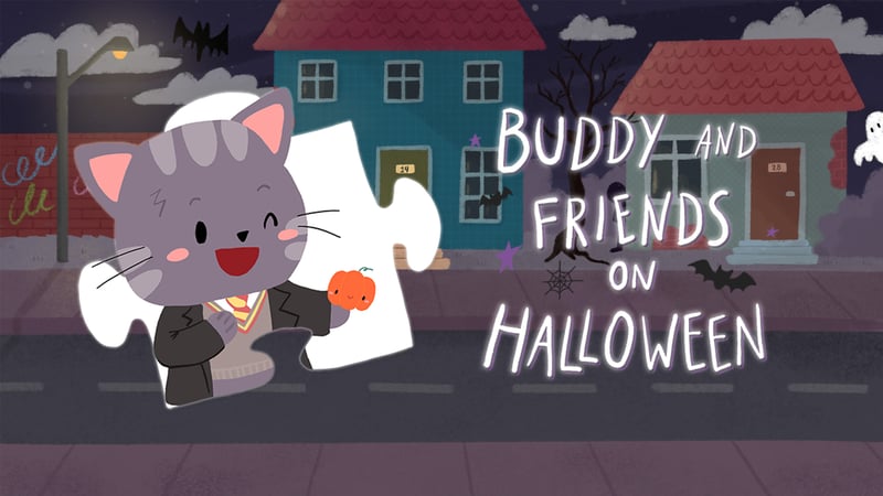 Official cover for Buddy and Friends on Halloween on Unknown
