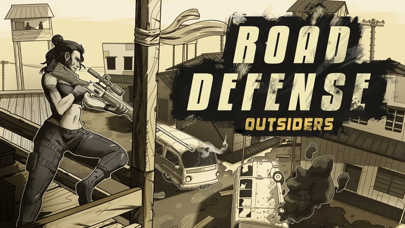 Official cover for Road Defense: Outsiders on Unknown