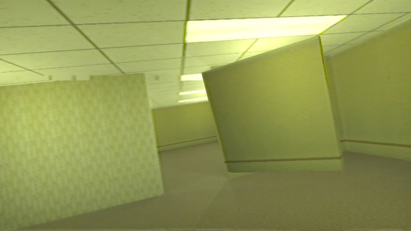 Official cover for The Backrooms on PlayStation