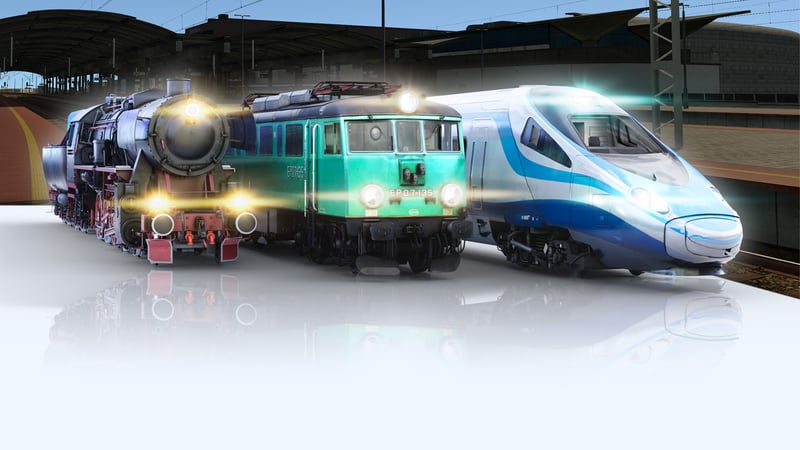 Official cover for SimRail - The Railway Simulator on PlayStation