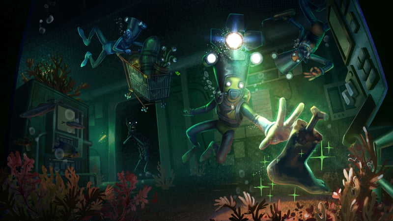 Official cover for Murky Divers on PlayStation