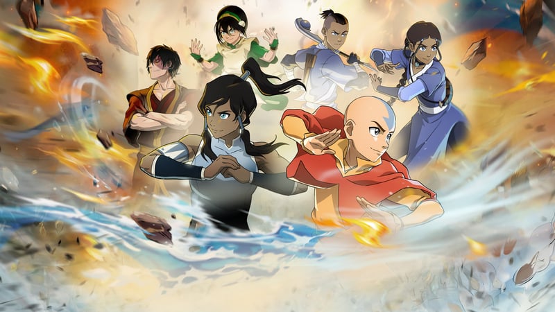 Official cover for Avatar Legends: The Fighting Game on PlayStation