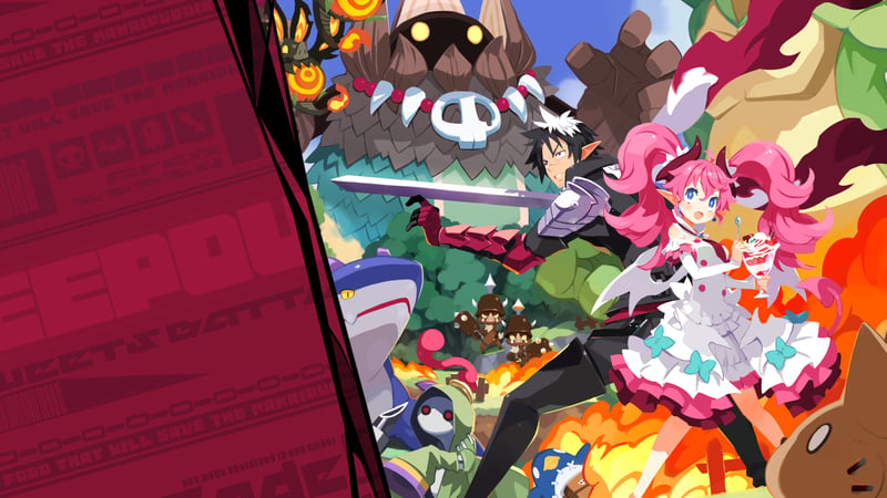 Official cover for Disgaea Mayhem on PlayStation