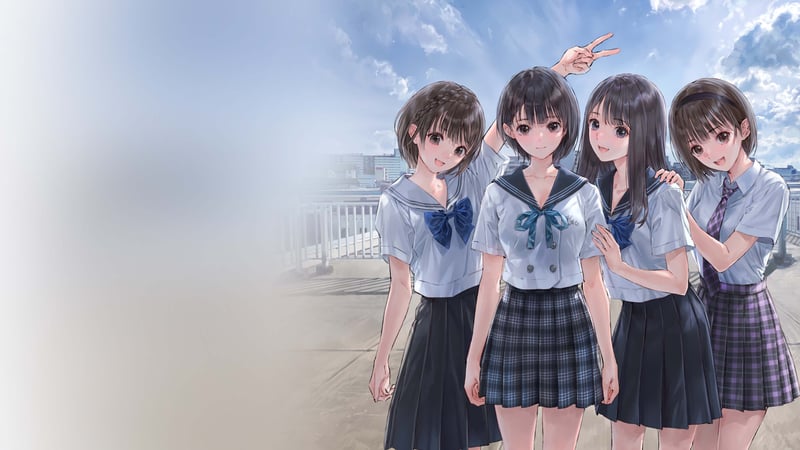 Official cover for BLUE REFLECTION Quartet on PlayStation