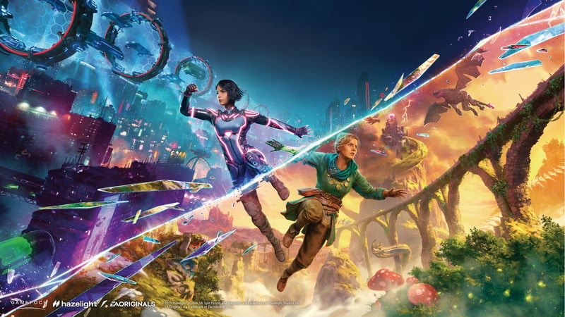 Official cover for Split Fiction on PlayStation