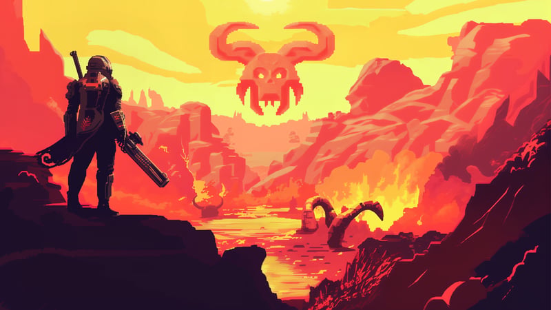 Official cover for Demons Are Coming! on PlayStation