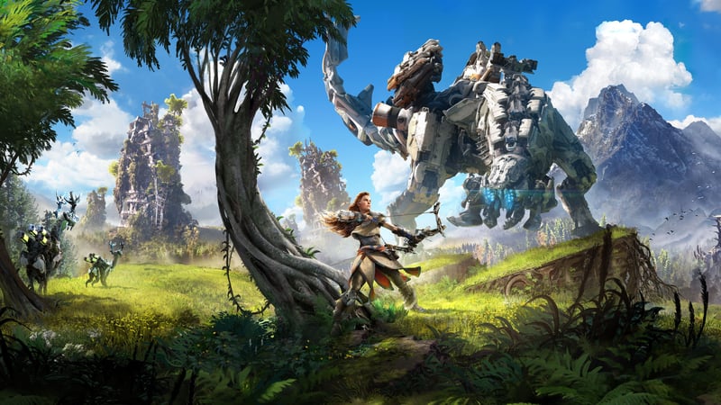 Official cover for Horizon Zero Dawn on PlayStation