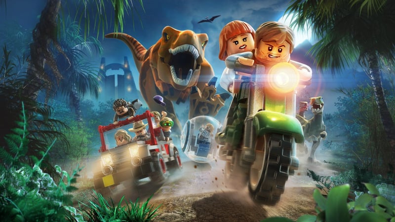 Official cover for LEGO® Jurassic World™ on PlayStation