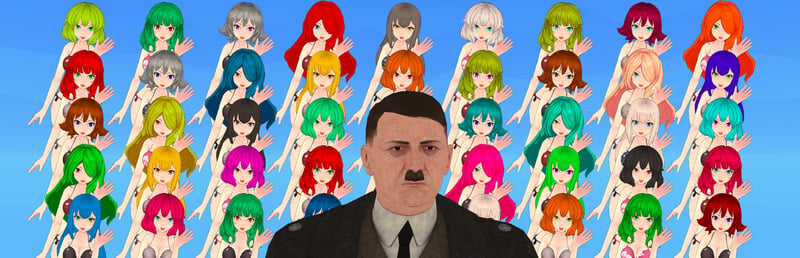 Official cover for Hitler Loves Anime on Steam