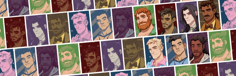 Official cover for Dream Daddy: A Dad Dating Simulator on Steam