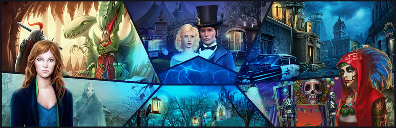 Official cover for Hidden Object 6-in-1 bundle on Steam