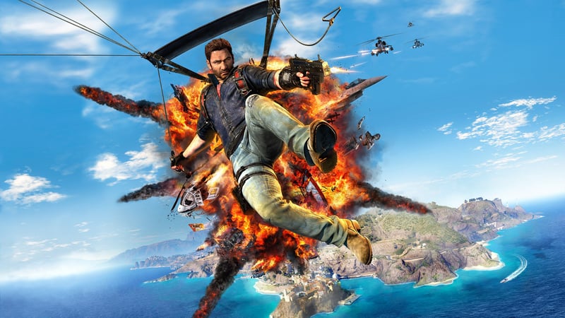 Official cover for Just Cause 3 on XBOX