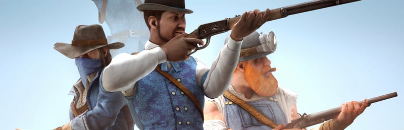 Official cover for Lead and Gold - Gangs of the Wild West on Steam