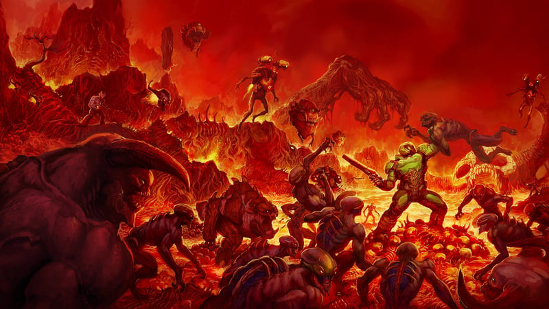 Official cover for DOOM on XBOX