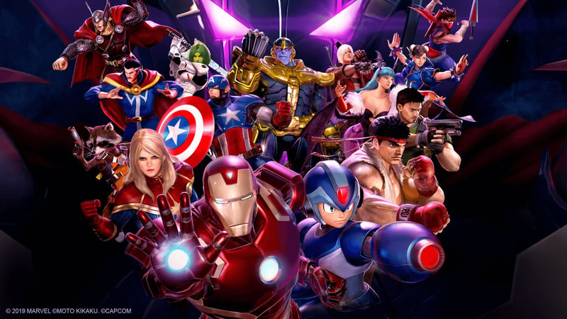 Official cover for Marvel vs. Capcom: Infinite on XBOX
