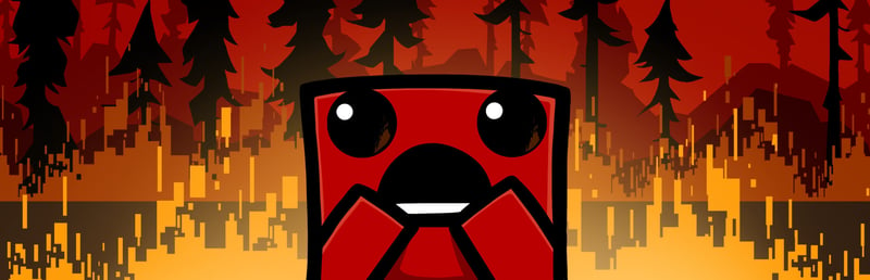 Official cover for Super Meat Boy on Steam