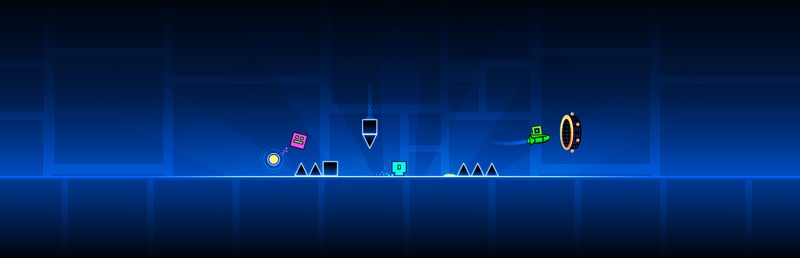 Official cover for Geometry Dash on Steam