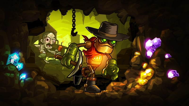 Official cover for SteamWorld Dig on XBOX