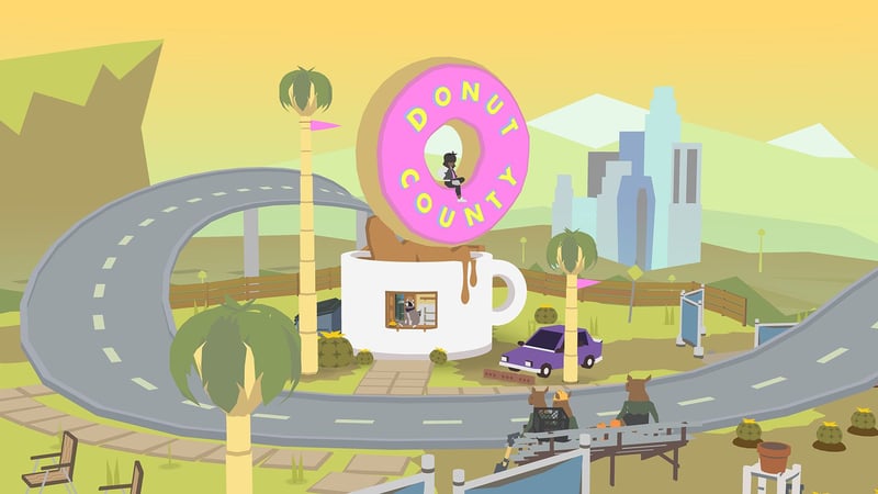 Official cover for Donut County on PlayStation
