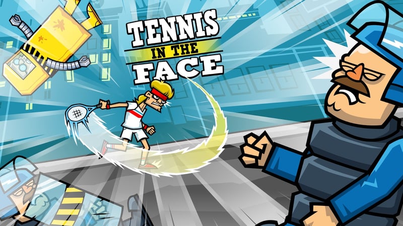 Official cover for Tennis in the Face on PlayStation