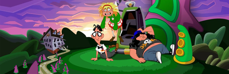 Official cover for Day of the Tentacle Remastered on Steam