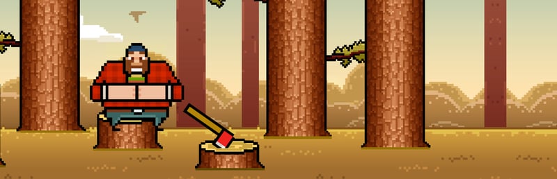 Official cover for Timberman on Steam