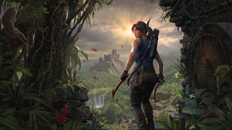 Official cover for Shadow of The Tomb Raider on PlayStation