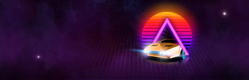 Official cover for Neon Drive on Steam
