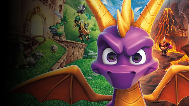 Official cover for Spyro the Dragon on PlayStation