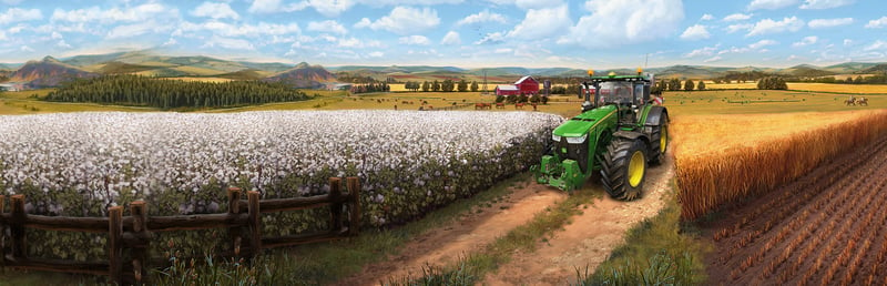 Official cover for Farming Simulator 19 on Steam