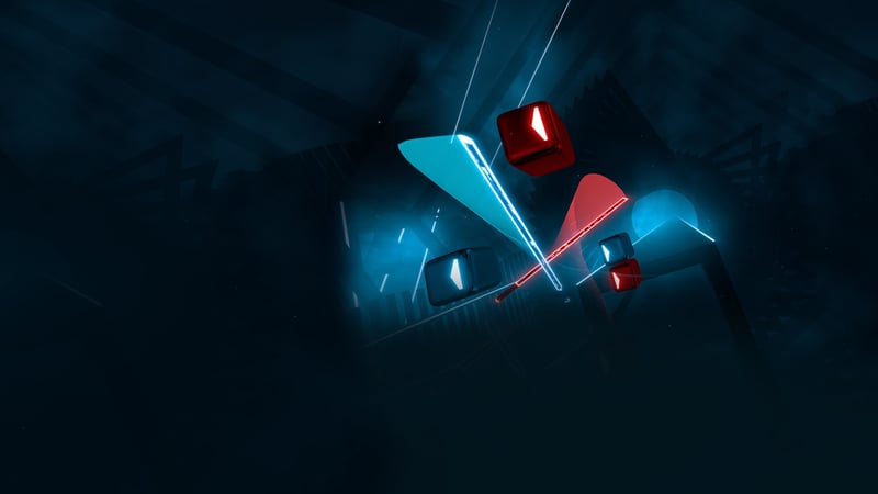 Official cover for Beat Saber on PlayStation
