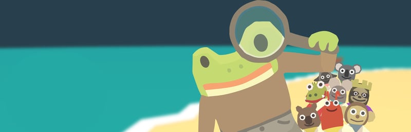 Official cover for The Haunted Island, a Frog Detective Game on Steam