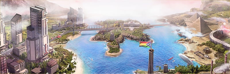 Official cover for Tropico 6 on Steam