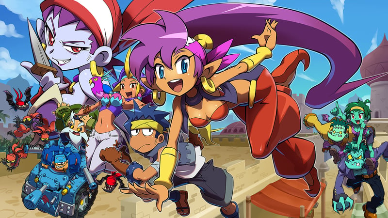 Official cover for Shantae and the Pirate's Curse on PlayStation