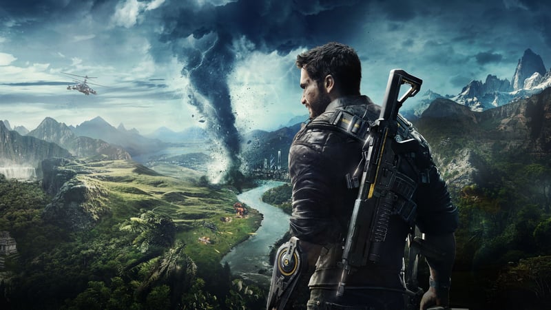 Official cover for Just Cause 4 on PlayStation