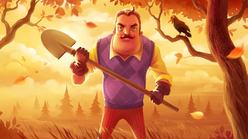 Official cover for Hello Neighbor Trophies on PlayStation