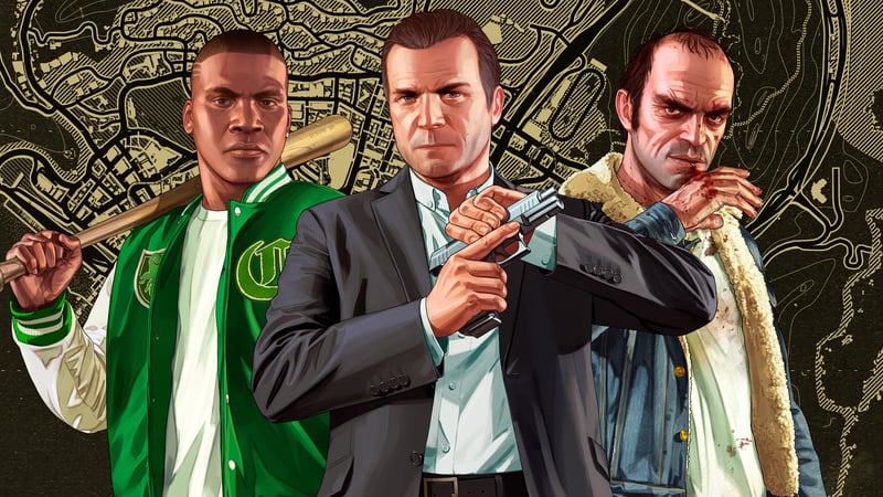 Official cover for Grand Theft Auto V on PlayStation