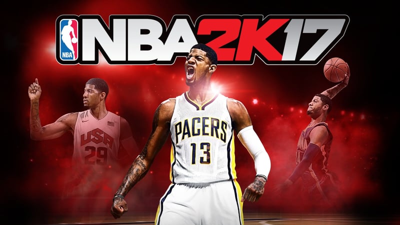 Official cover for NBA 2K17 on PlayStation