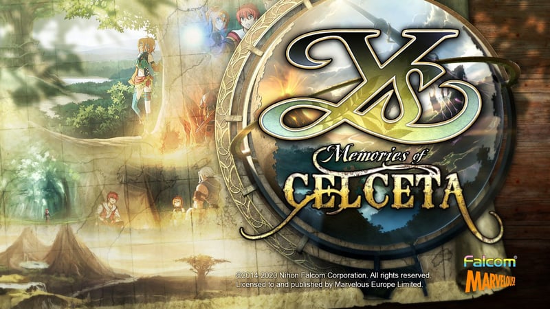 Official cover for Ys: Memories of Celceta on PlayStation