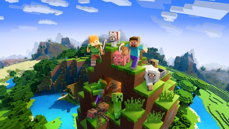 Official cover for Minecraft: Windows 10 Edition on XBOX