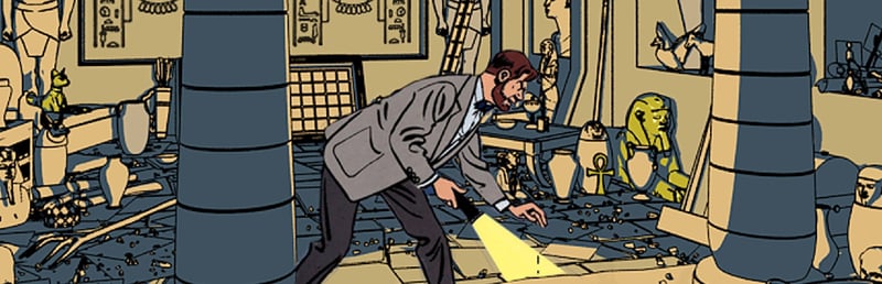 Official cover for Blake and Mortimer: The Curse of the Thirty Denarii on Steam