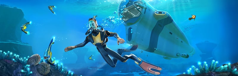 Official cover for Subnautica on Steam