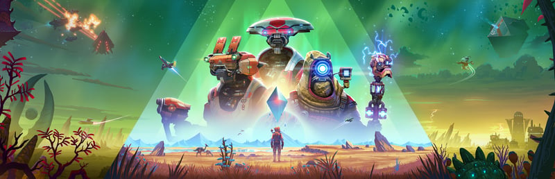 Official cover for No Man's Sky on Steam
